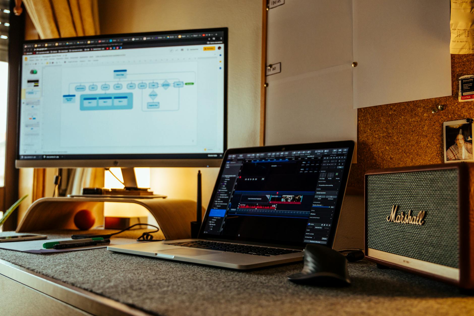 macbook pro on gray table
