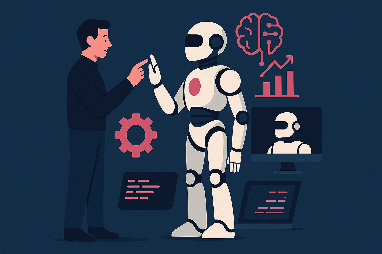How robots learn: A brief, contemporary history