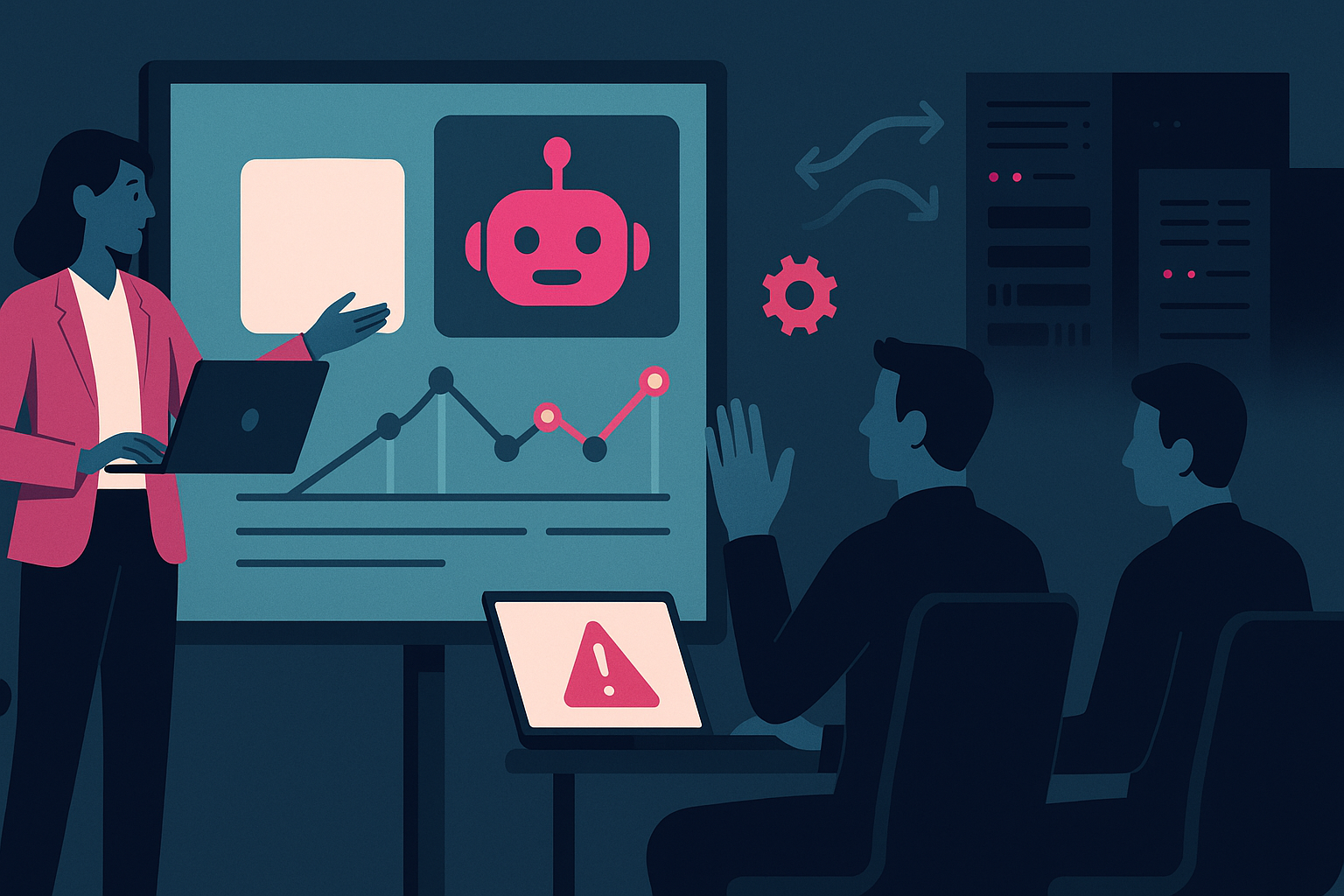 Shiny AI demos are easy to sell. 
Actually deploying them? That's where the real chaos begins.