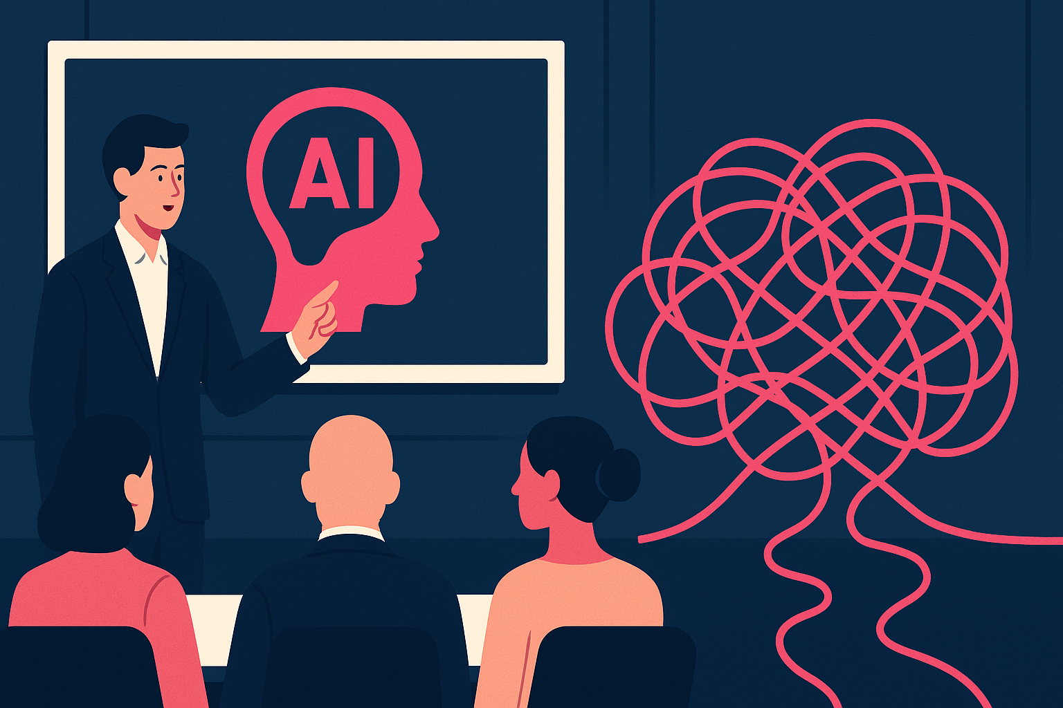 The latest AI demo dazzles the boardroom, but the reality is a tangled mess behind the scenes.