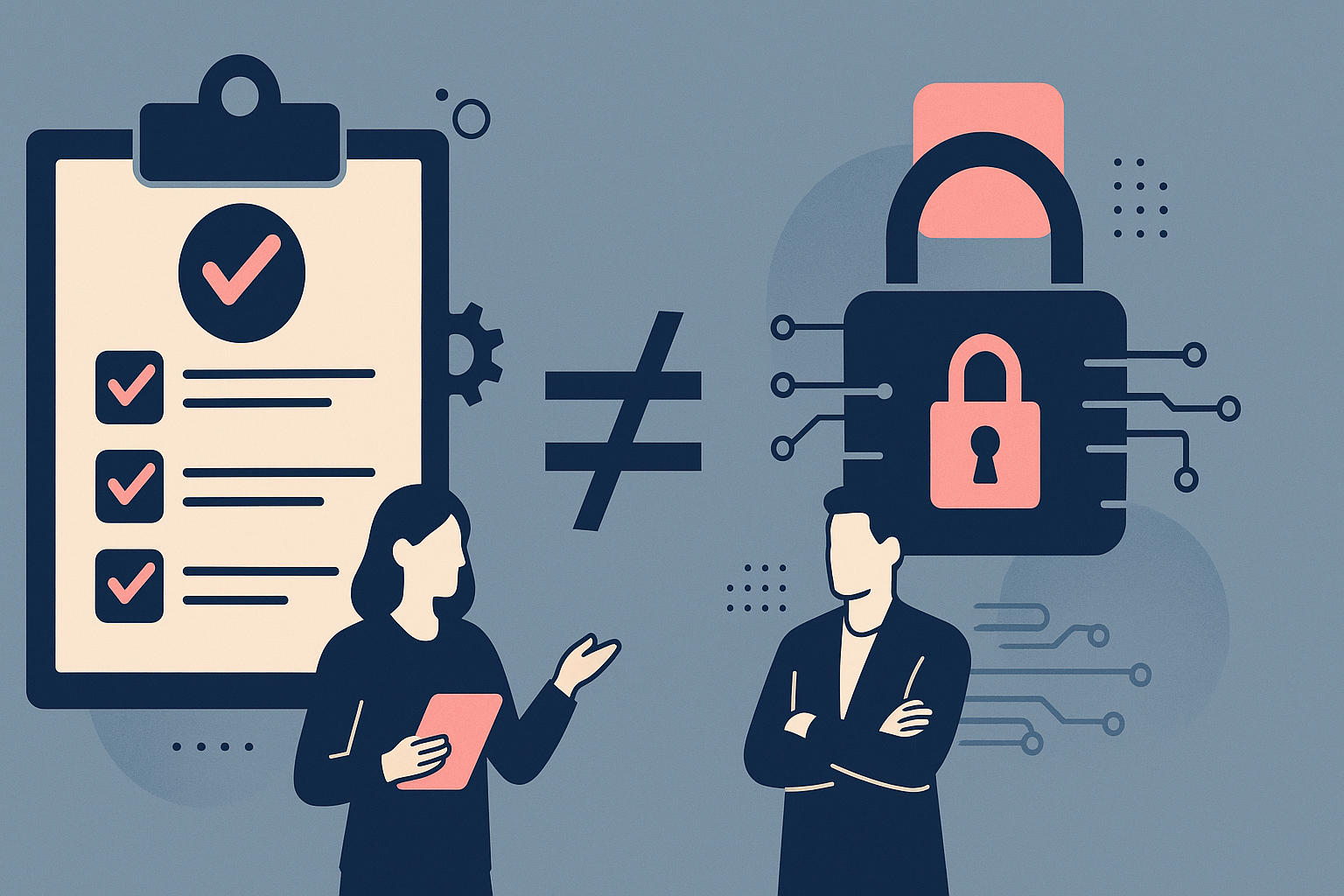 Compliance is not the same as control.