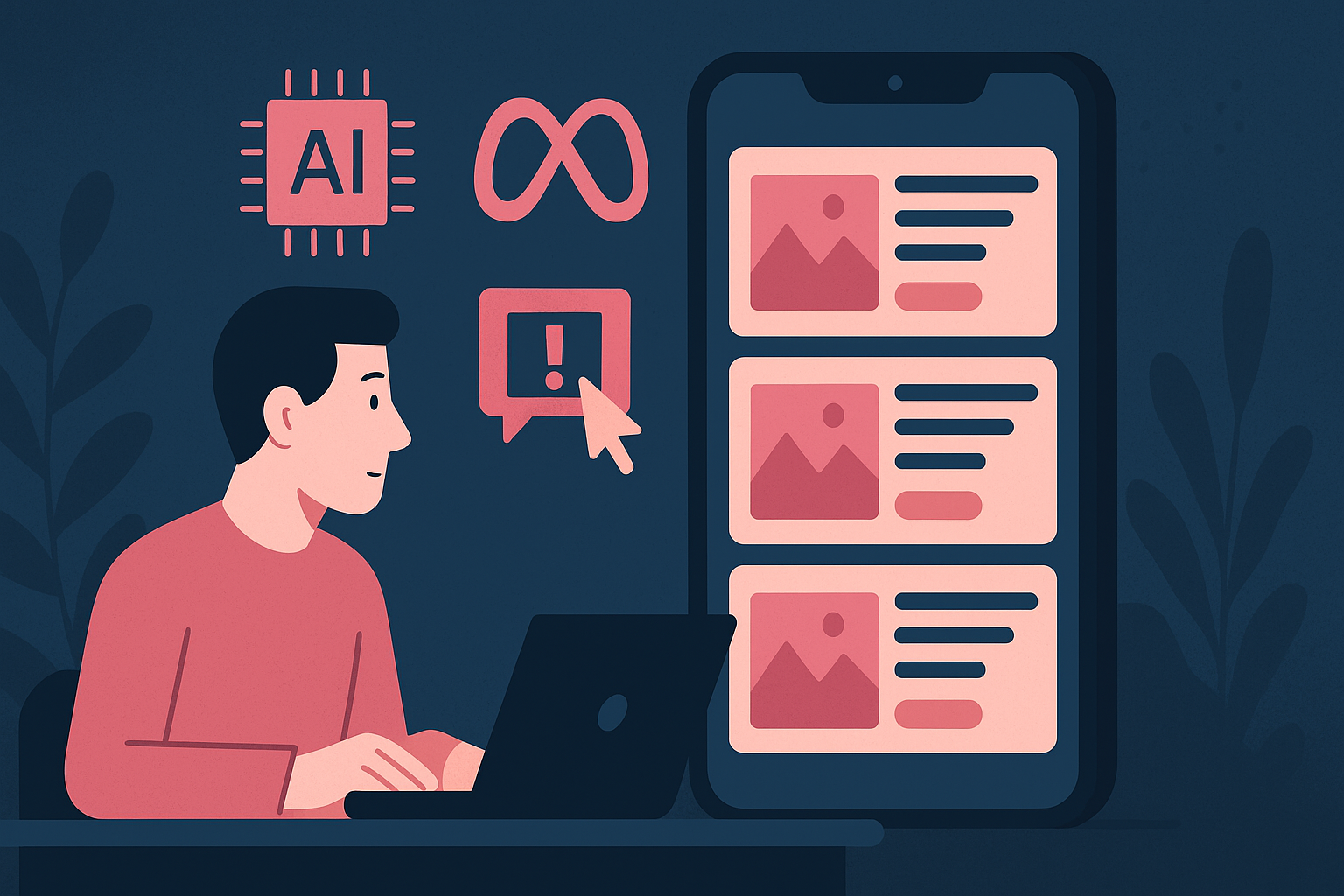 Meta made its own AI-generated clickbait news feed