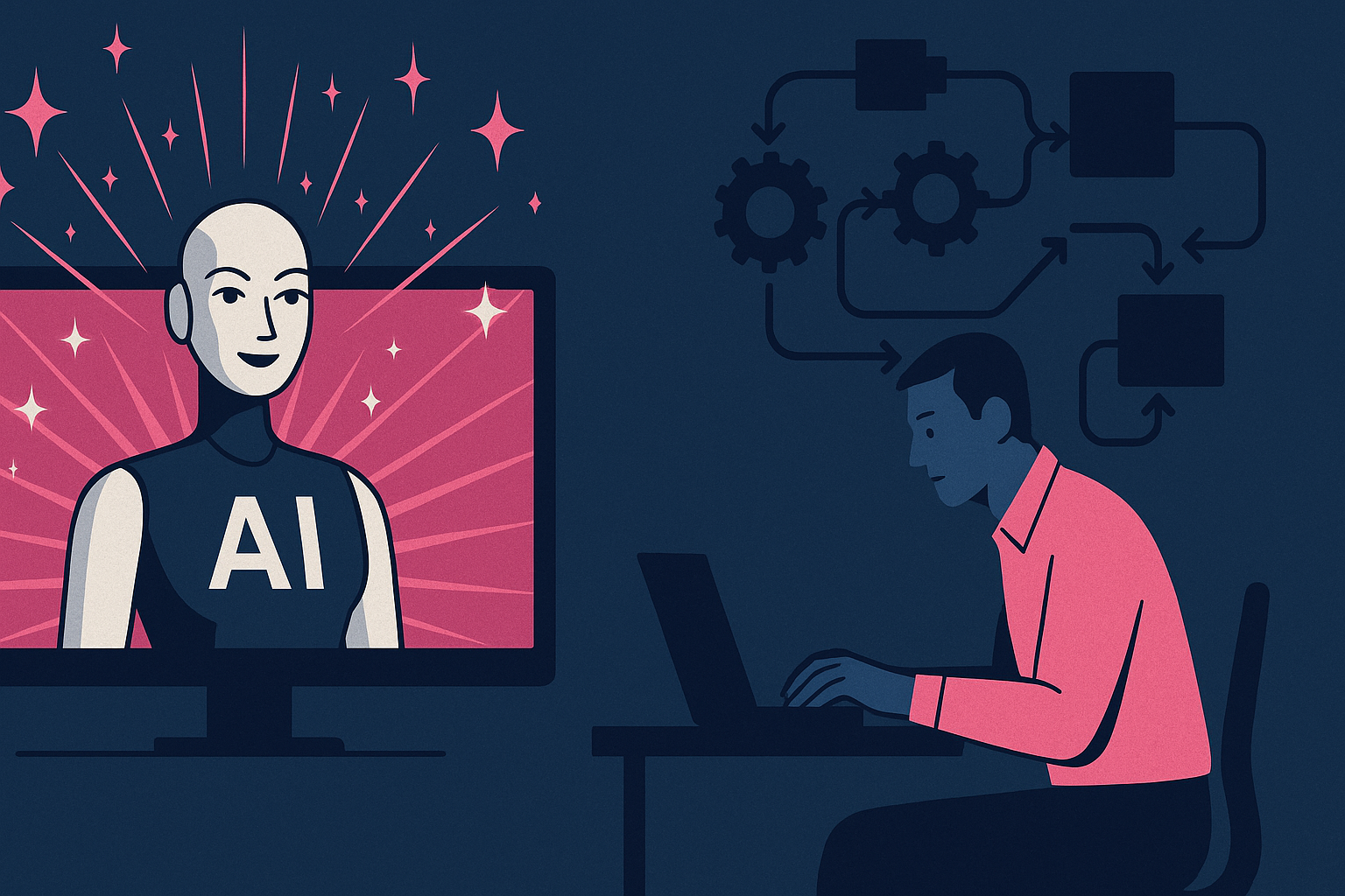 The glitzy AI demos are impressive.
The workflows holding them up? Not so much.