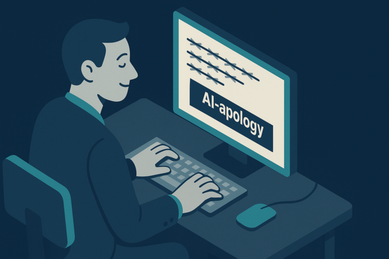 Dear Humans: On Using AI to Write Apologies That Aren't