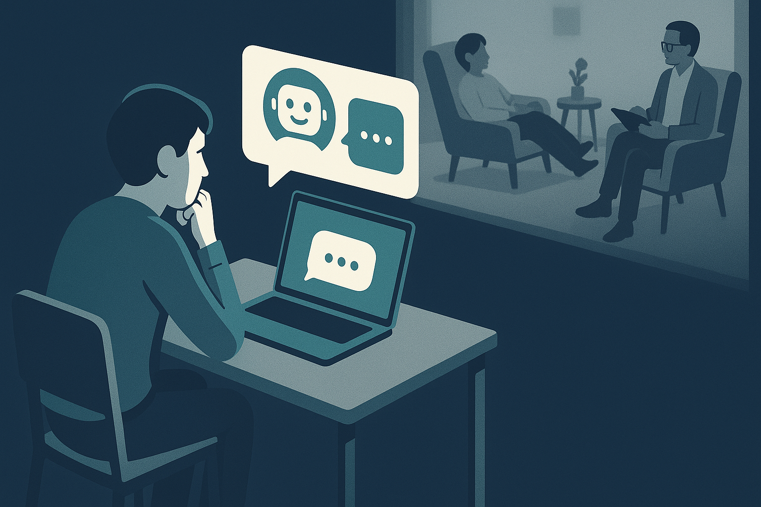 Trust and Mental Health in the Age of AI: A Fragile Balance
