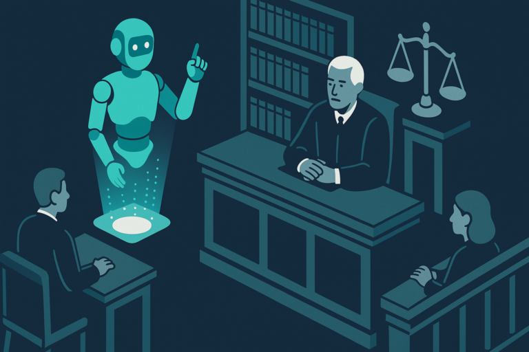 AI's Role in Shaping Jurisprudence and Institutional Trust