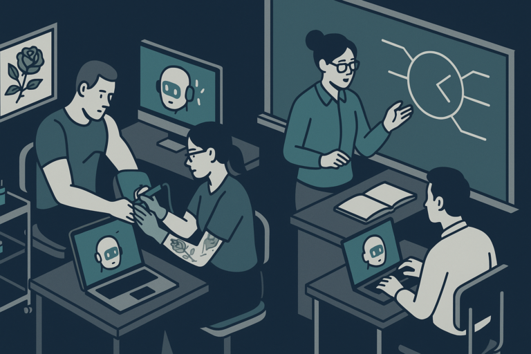 The Social Implications of AI's Expanding Influence in Creative and Educational Spaces