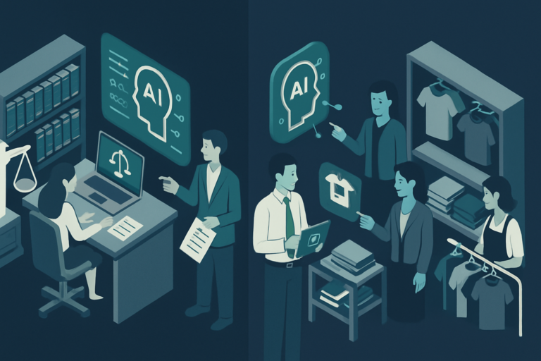 AI's Influence on Service Industries: From Legal to Retail