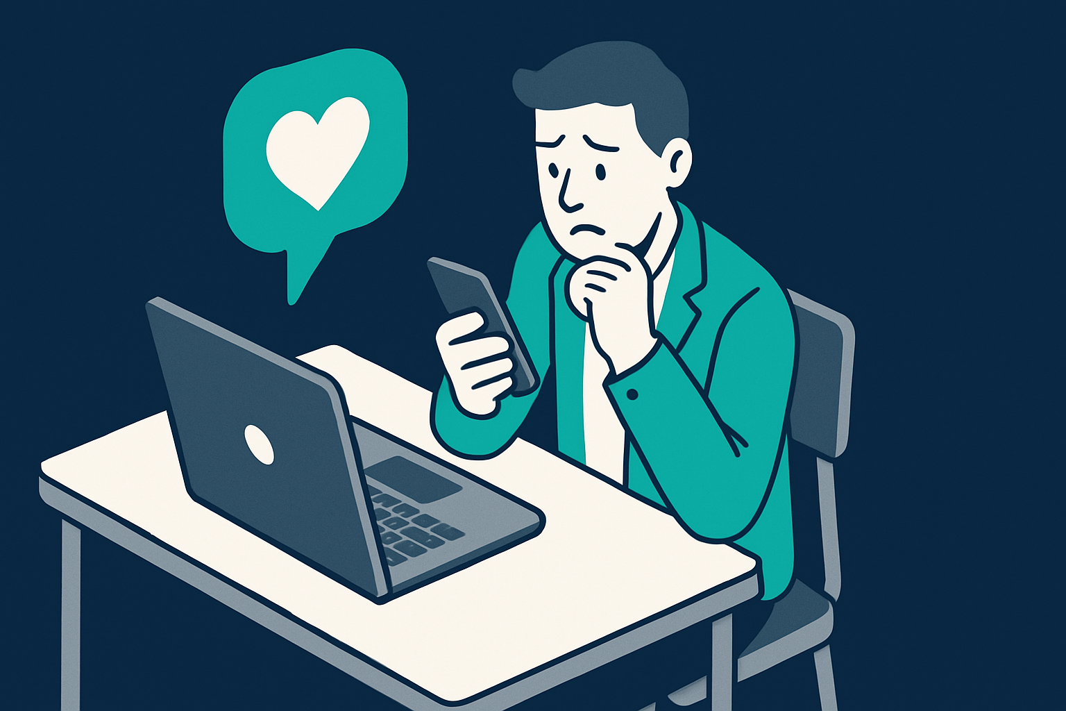 Dear Humans: The Curious Case of AI as Emotional Wingman